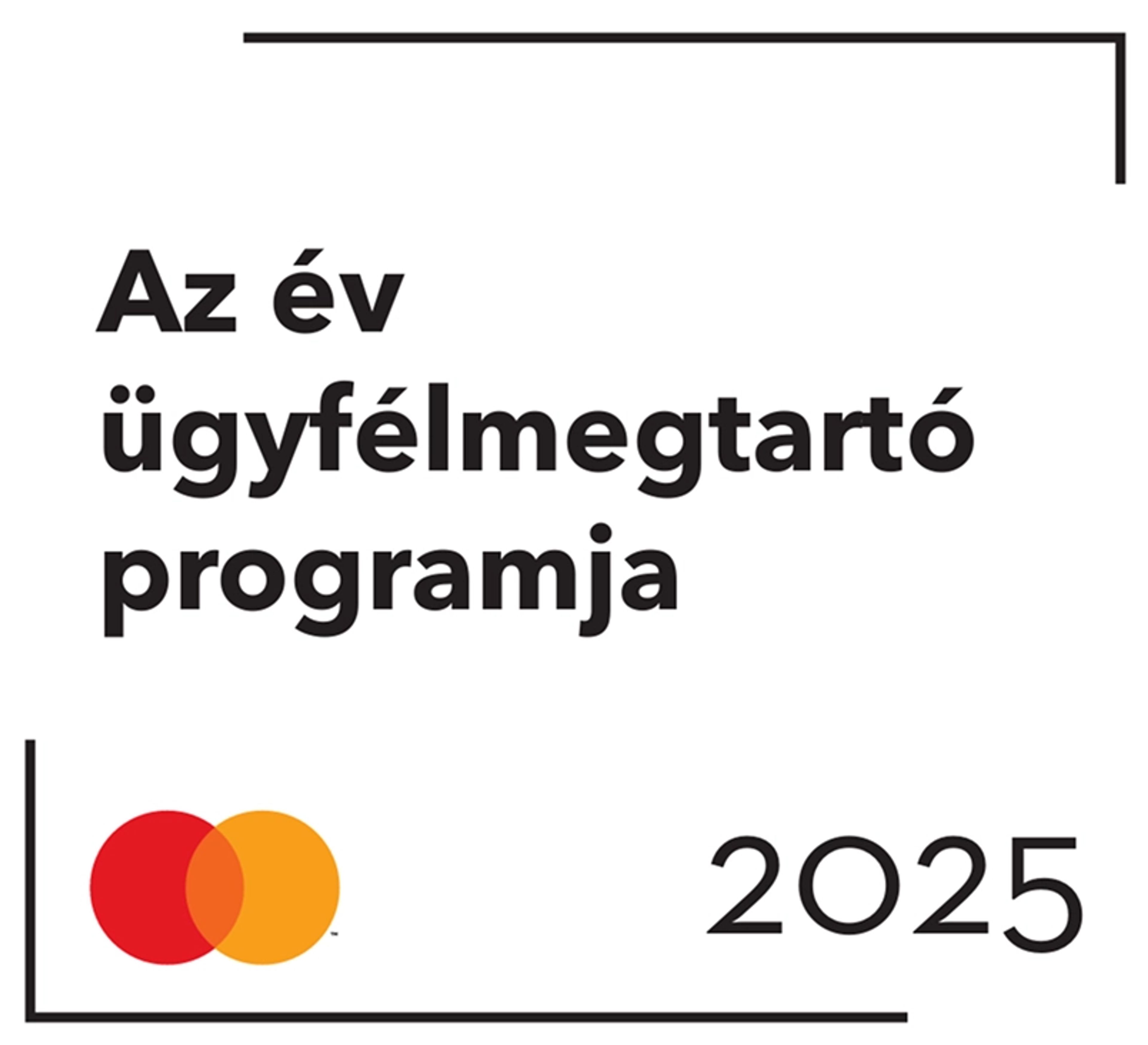 Az év ügyfélmegtartó programja